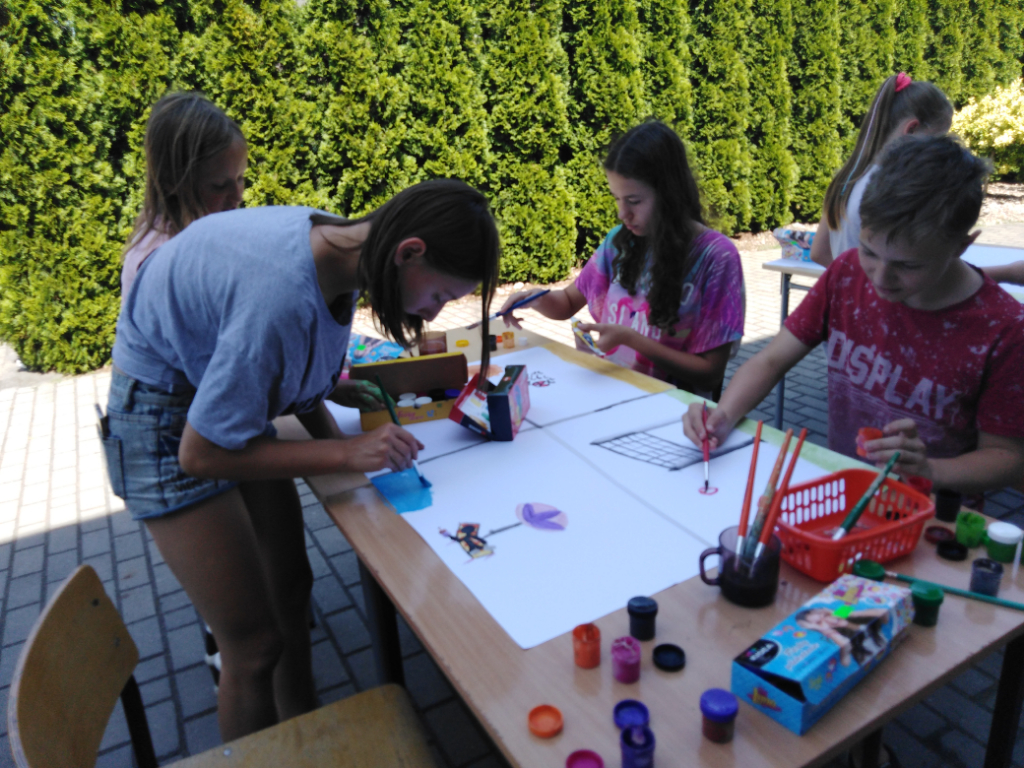 Trwają wakacje w świetlicy