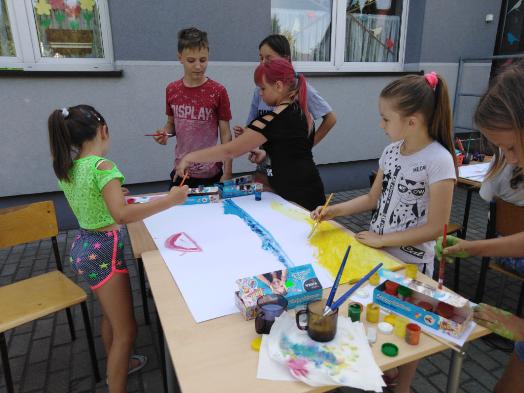 Trwają wakacje w świetlicy