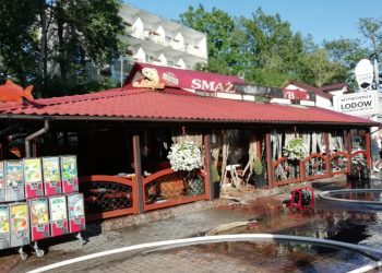 W smażalni wybuchł pożar ZDJĘCIA