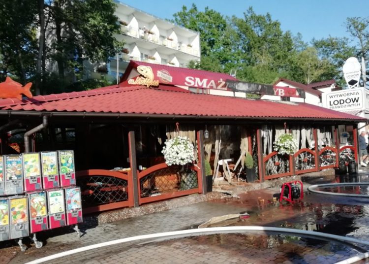 W smażalni wybuchł pożar ZDJĘCIA