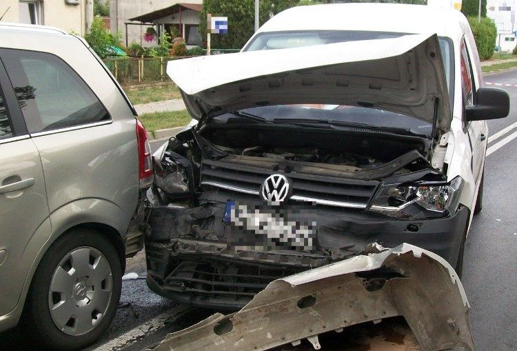 4 auta zderzyły się na K92 ZDJĘCIA