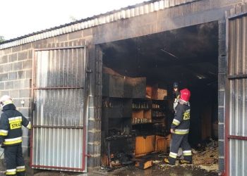 Paliło się w Sierniczu Wielkim ZDJĘCIA