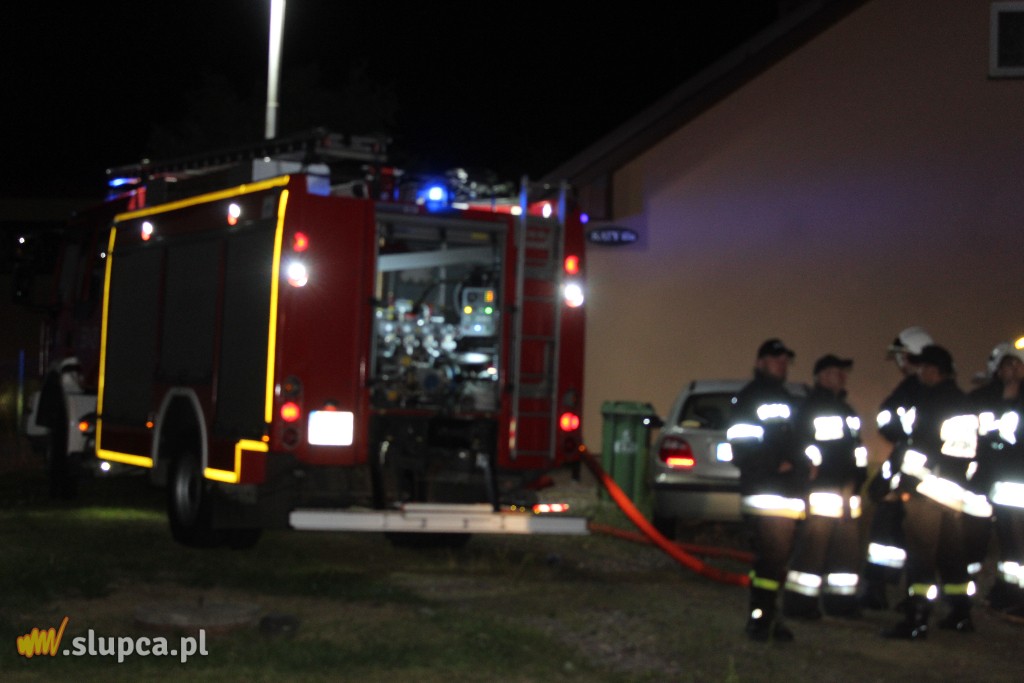 Płonie dom w Kątach