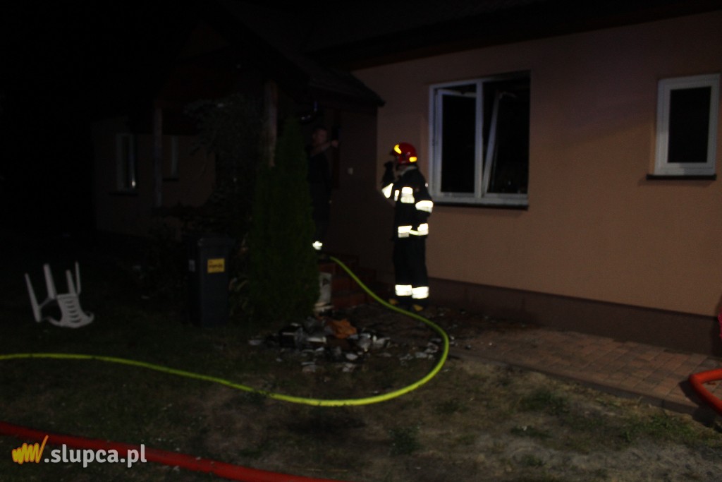 Płonie dom w Kątach