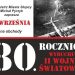 Zapraszają na obchody 80 rocznicy wybuchu II wojny światowej