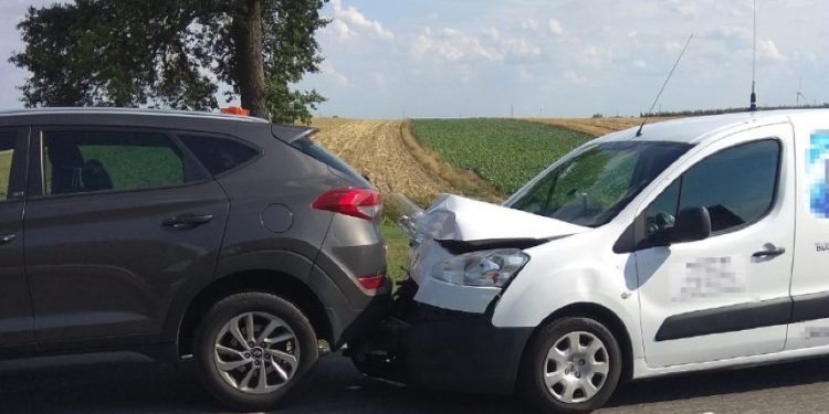 Trzy auta zderzyły się w Koszutach