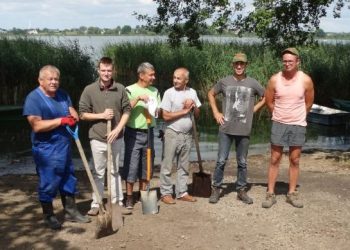 Zbudowali miejsce do wodowania łodzi