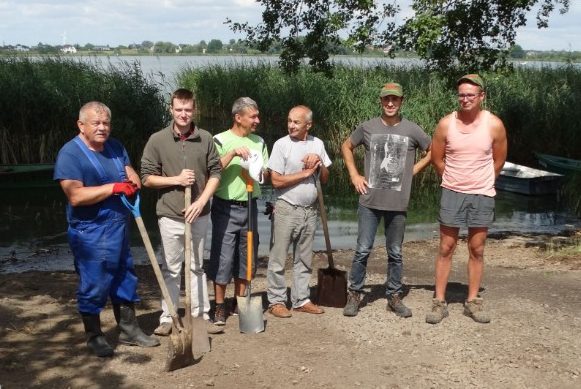 Zbudowali miejsce do wodowania łodzi