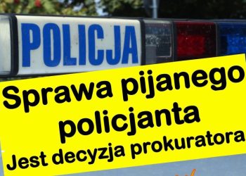 Sprawa pijanego policjanta. Jest decyzja prokuratora