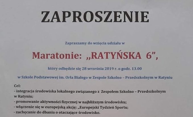 Maraton: Ratyńska 6
