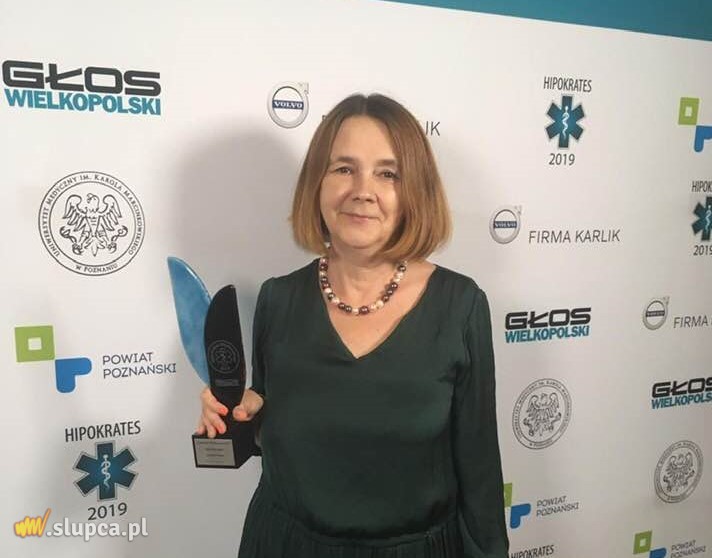 Trąbczyn: Doktor Kicińska odebrała nagrodę