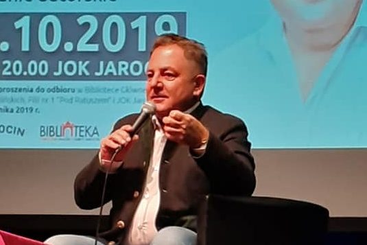 Zagórowscy studenci na spotkaniu  z Makłowiczem