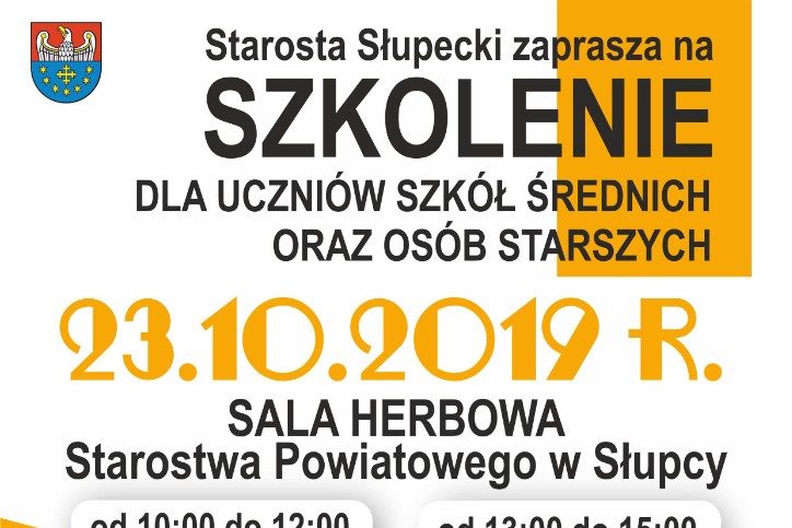 Starosta zaprasza na szkolenie