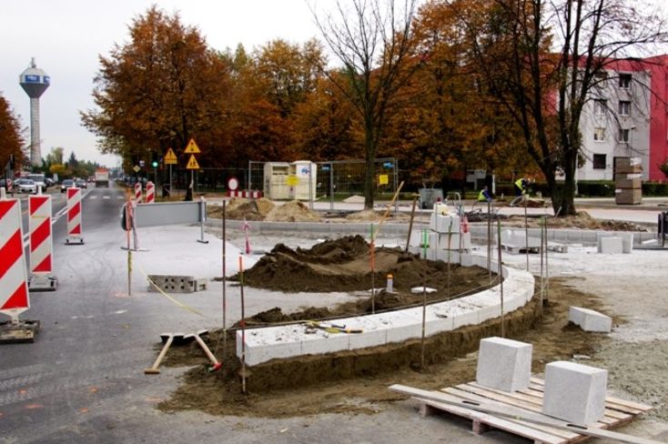 Zaczęli budować rondo na ul. Kopernika i Sikorskiego