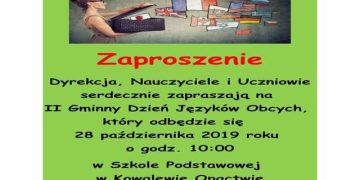 Kowalewo zaprasza  na Gminny Dzień Języków Obcych