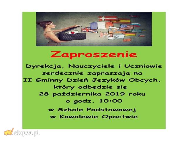 Kowalewo zaprasza  na Gminny Dzień Języków Obcych