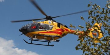 Dramat w Skarboszewie. Na pomoc wezwano helikopter