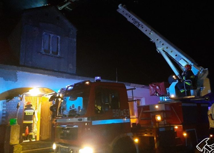 Pożar w Rozalinie. Co się stało?