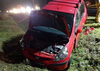 Wypadek na K92. Matka z dzieckiem w szpitalu