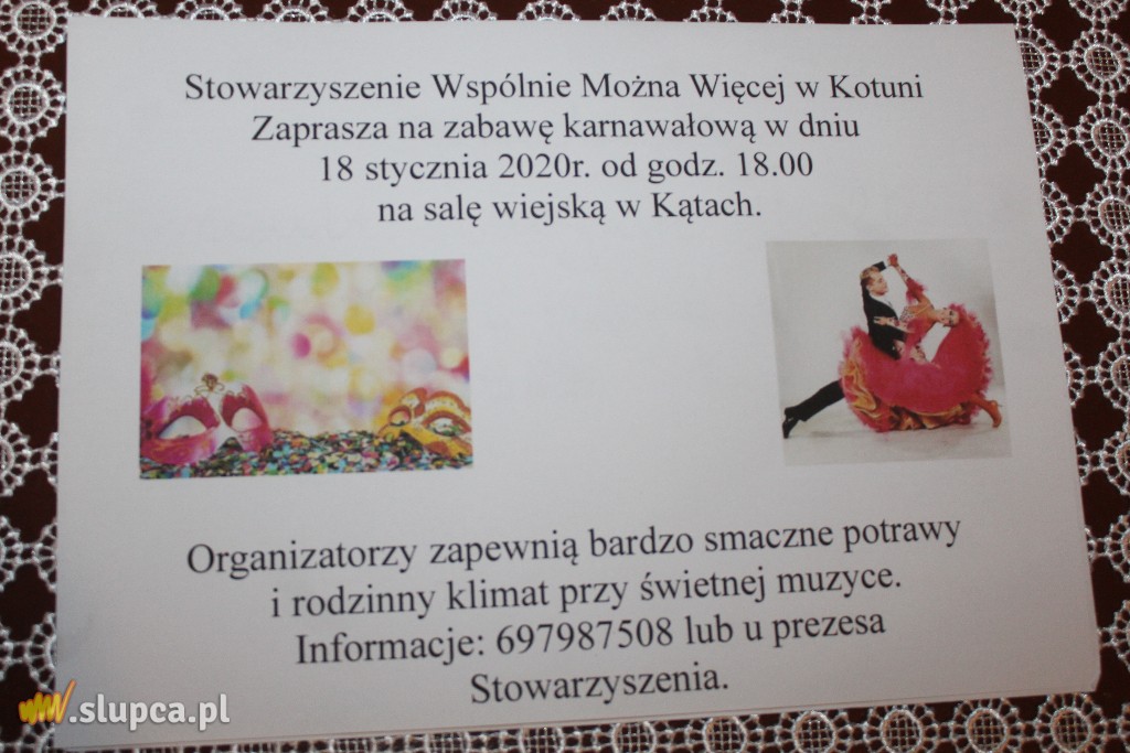 Kotunia zaprasza na zabawę