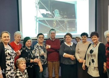 Malarz na zajęciach ZUTW