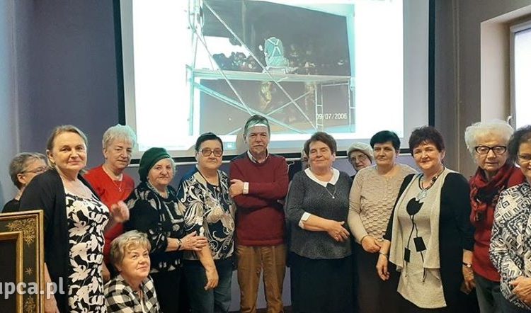 Malarz na zajęciach ZUTW