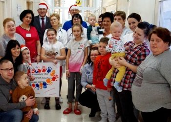 Mikołaj zawitał do słupeckiego szpitala