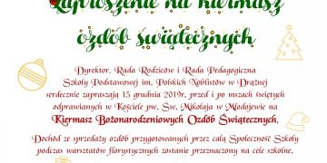 Kiermasz ozdób świątecznych w Drążnej