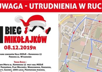 Pobiegną Mikołaje, będą utrudnienia w ruchu