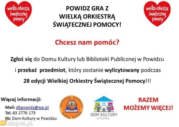 Powidz zagra z WOŚP – PROGRAM