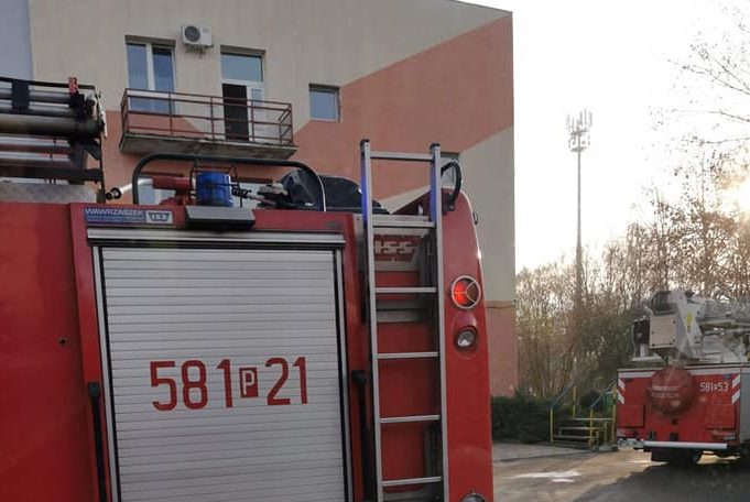 Straż w szpitalu. Co się stało?