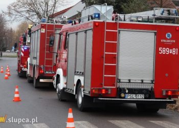 Zapaliły się szmaty w warsztacie. Już po akcji
