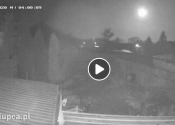 Bolid nad powidzkim niebem!