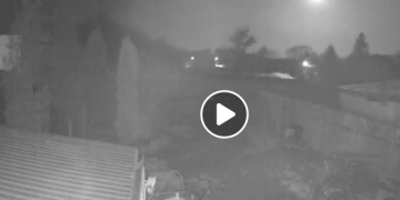 Bolid nad powidzkim niebem!