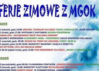 Znamy program ferii z zagórowskim MGOKiem