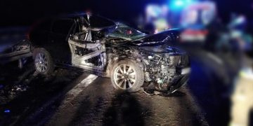 Dramat na drodze. Wjechała w ciężarówkę FILM i ZDJĘCIA