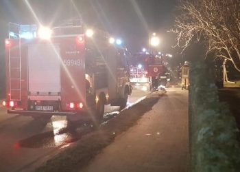 W nocy wybuchł pożar w Piotrowicach