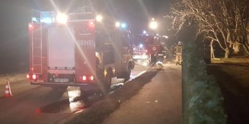 W nocy wybuchł pożar w Piotrowicach