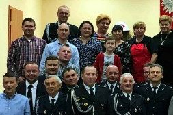 Strażacy z Wilcznej po walnym zebraniu