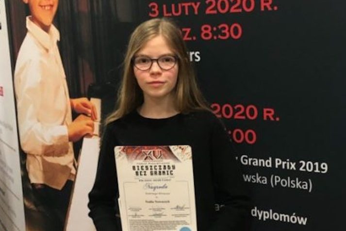 Nadia ze srebrnym medalem