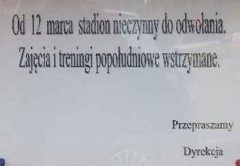 Pozamykane obiekty sportowe