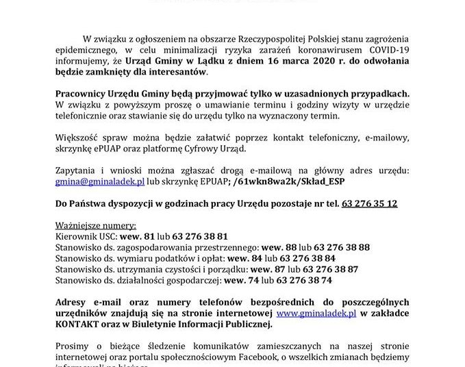 Jak załatwić sprawy w urzędzie w Lądku?