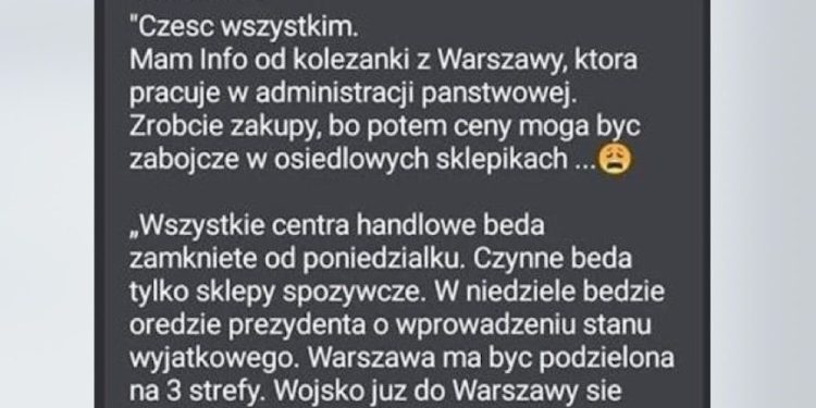 FakeNewsy – policja ostrzega i apeluje