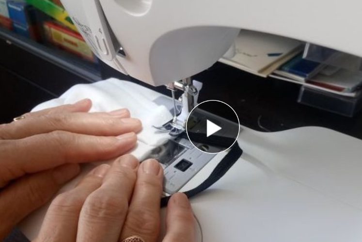 Zakażona kobieta szyła maseczki