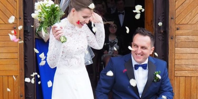 Justyna i Marcin wczoraj wzięli ślub. Gratulujemy!