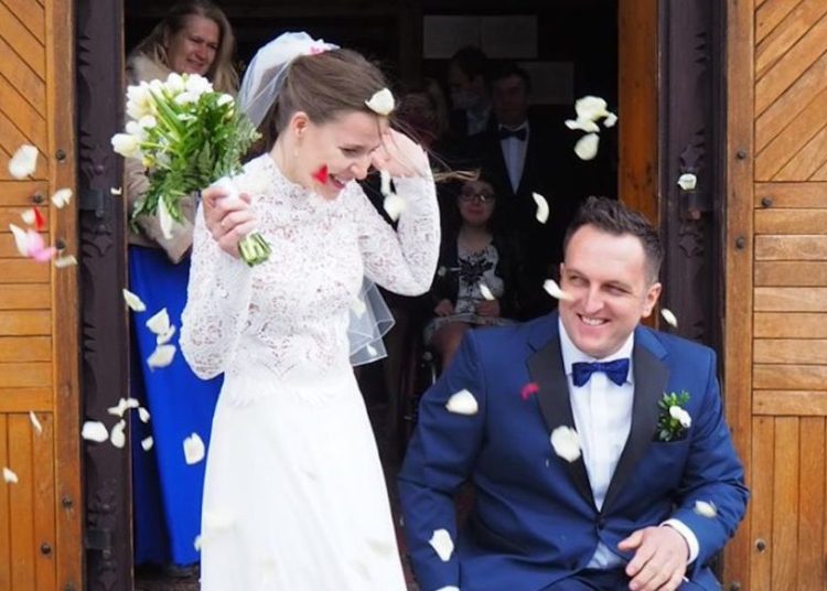 Justyna i Marcin wczoraj wzięli ślub. Gratulujemy!