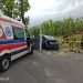 Wypadek pod Strzałkowem. 4 osoby poszkodowane