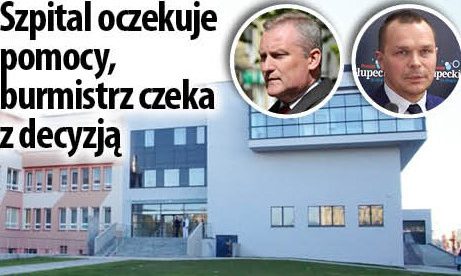 Szpital oczekuje pomocy, burmistrz czeka z decyzją