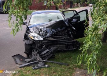 Groźnie na skrzyżowaniu w Słupcy