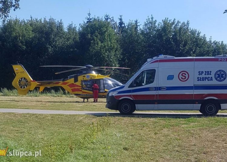 Drugi raz lądował helikopter. Akcja w Powidzu